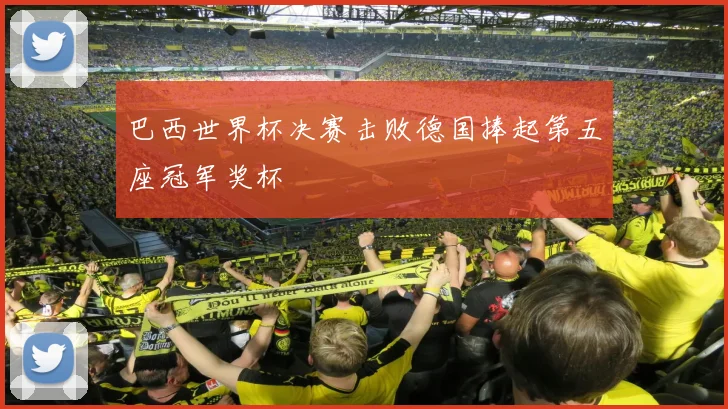 巴西世界杯决赛击败德国捧起第五座冠军奖杯