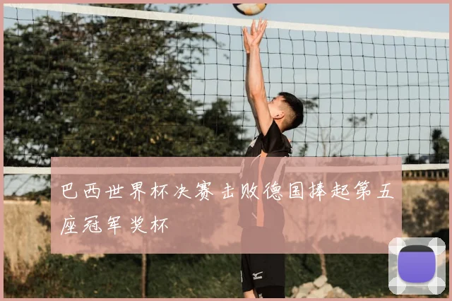 巴西世界杯决赛击败德国捧起第五座冠军奖杯